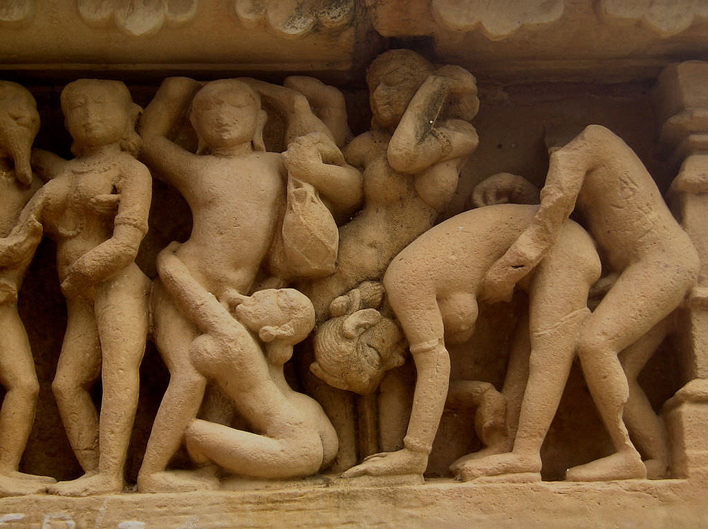 1024px Khajuraho Lakshmana Temple erotic detal1