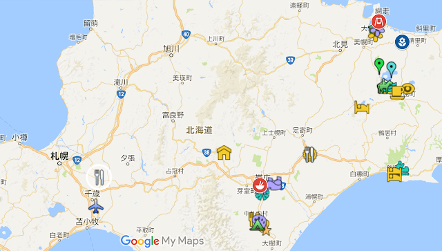 北海道 道東 行程筆記 [6Y7M+]