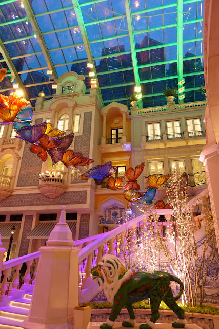 澳門美高梅酒店 MGM Macau 蝴蝶飛舞的天幕廣場