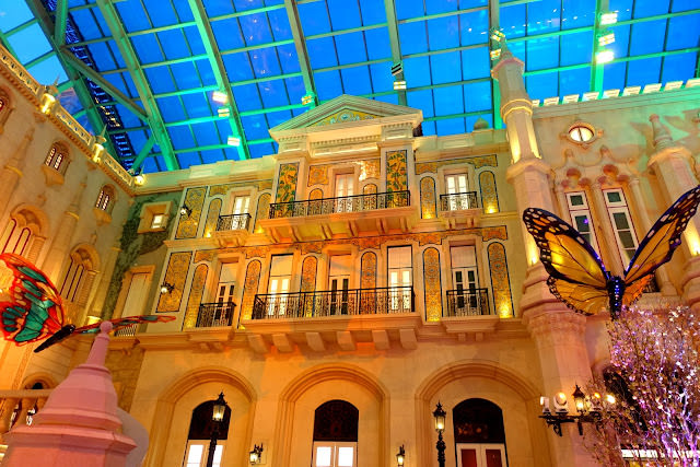 澳門美高梅酒店 MGM Macau 蝴蝶飛舞的天幕廣場