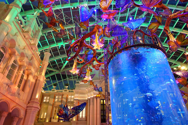 澳門美高梅酒店 MGM Macau 蝴蝶飛舞的天幕廣場
