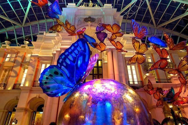 澳門美高梅酒店 MGM Macau 蝴蝶飛舞的天幕廣場