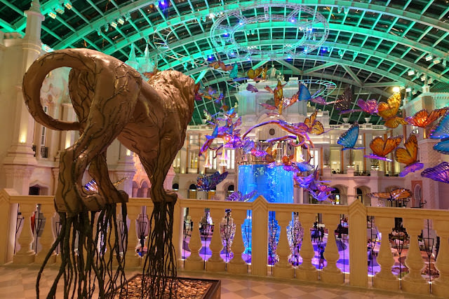 澳門美高梅酒店 MGM Macau 蝴蝶飛舞的天幕廣場