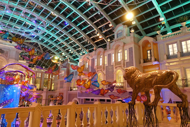 澳門美高梅酒店 MGM Macau 蝴蝶飛舞的天幕廣場