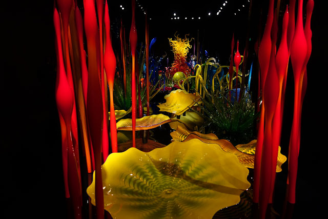 Seattle 西雅圖 Chihuly Garden and Glass 夢幻的奇胡立玻璃花園