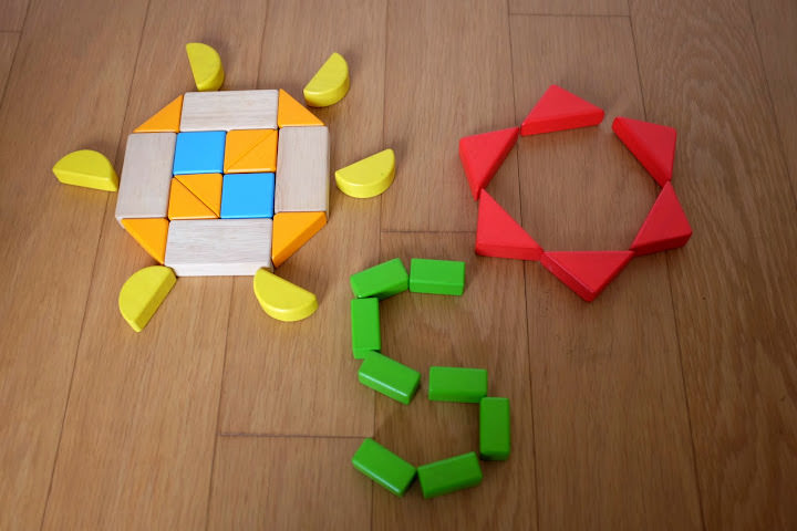 積木 Building Block Alphabet QRSTUV