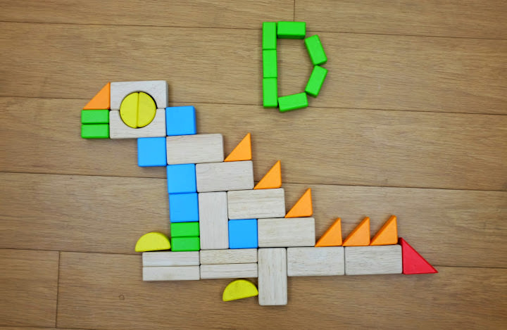 積木 Building Block Alphabet ABCD