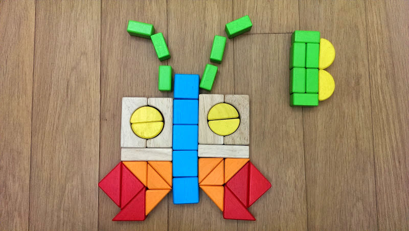 積木 Building Block Alphabet ABCD