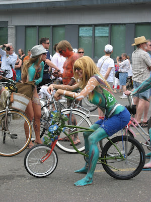 西雅圖 古怪的社區遊行 Fremont Fair