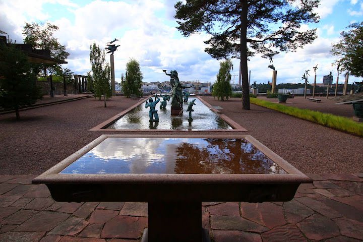 斯德哥爾摩 Millesgarden 米勒斯雕塑花園: Between Water and Heaven 在水岸和天堂之間的雕塑花園