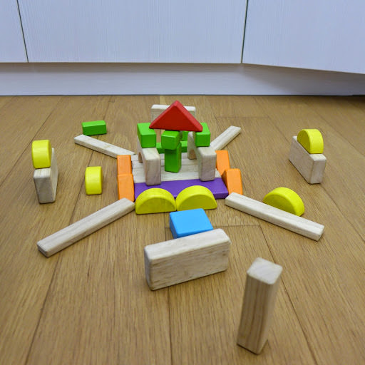 和寶寶一起玩積木 Building Blocks with My Baby XII 女兒各階段的積木作品紀錄 (1~5Y)