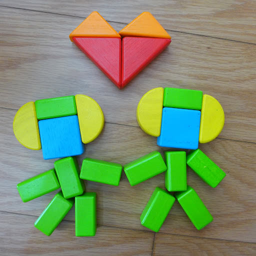積木 Building Block Alphabet QRSTUV