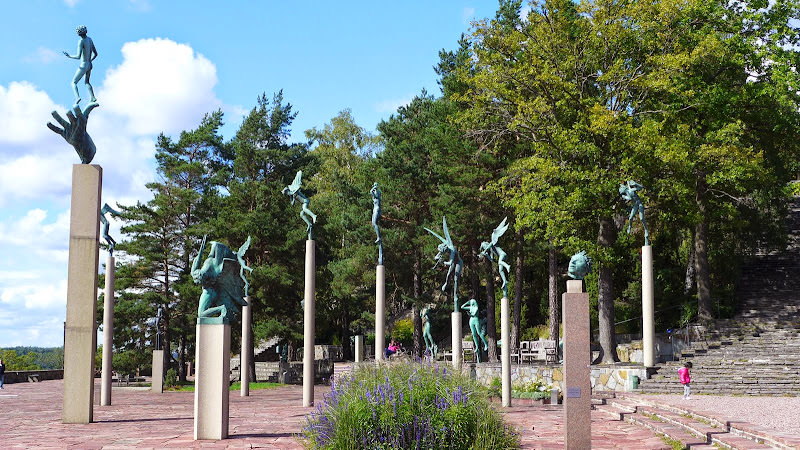 斯德哥爾摩 Millesgarden 米勒斯雕塑花園: Between Water and Heaven 在水岸和天堂之間的雕塑花園