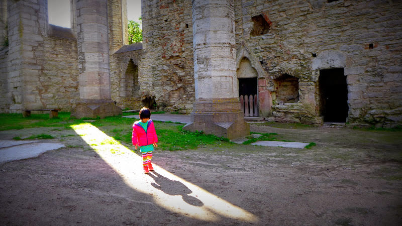 瑞典 哥德蘭島 Visby: St. Karins Church Ruin 華麗的拱形、廣場上的市集和童話般的小屋