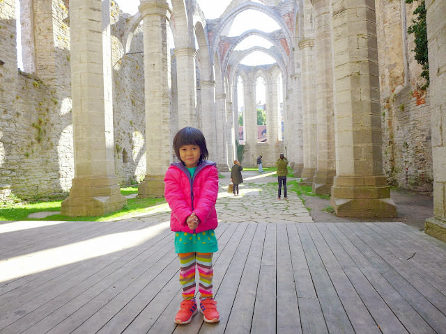 瑞典 哥德蘭島 Visby: St. Karins Church Ruin 華麗的拱形、廣場上的市集和童話般的小屋