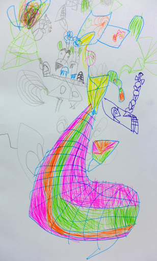 畫畫作品 4Y7M+ 真是太神奇了  :D