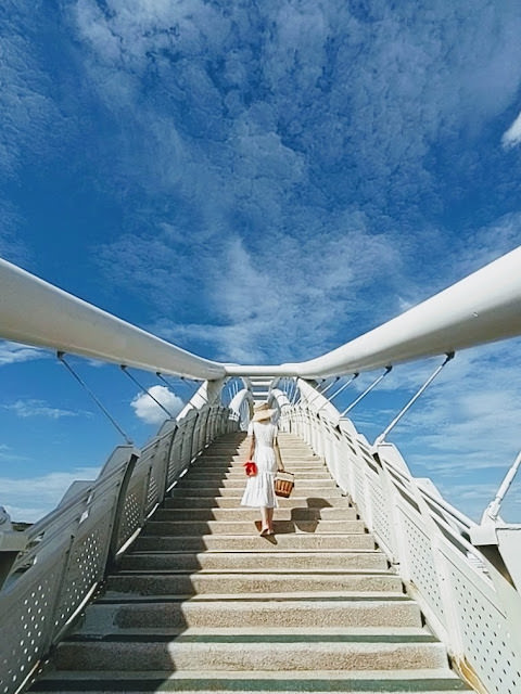 桃園新屋 永安海螺館 享受海景的流線造型純白建築