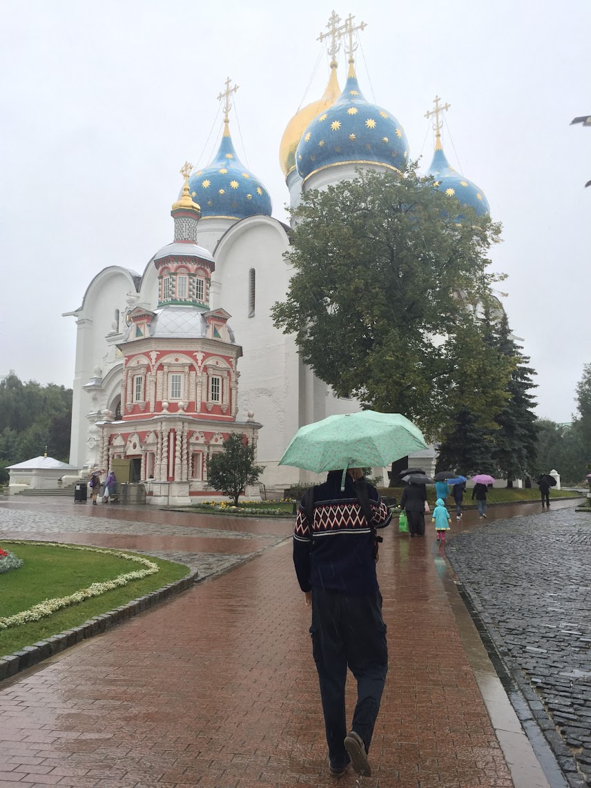 俄羅斯 塞吉耶夫 Russia Sergiev Posad  有著金色星星的藍色洋蔥頭 烏龍又狼狽的金環小鎮一日遊