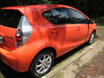 Prius C 小開箱 + 小小模特兒代言