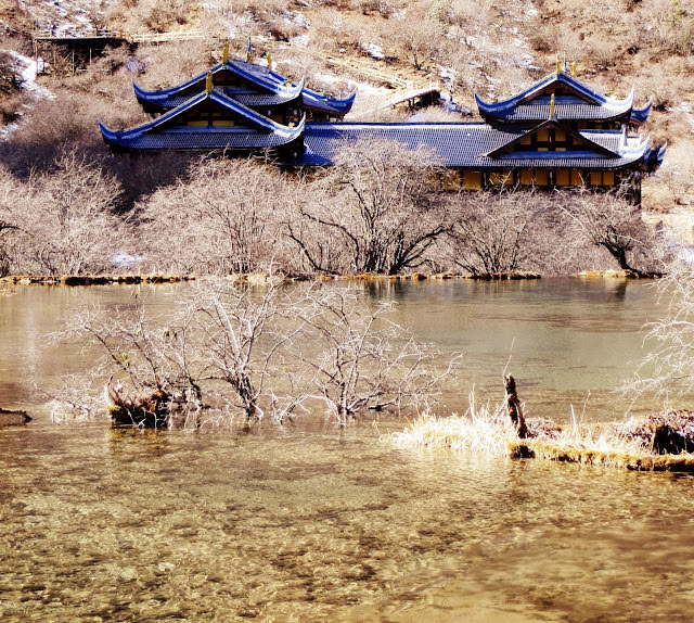 四川 黃龍 Huanglong Scenic and Historic Interest Area 雪山、彩池、峽谷、和森林的夢幻組合