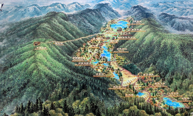 四川 黃龍 Huanglong Scenic and Historic Interest Area 雪山、彩池、峽谷、和森林的夢幻組合