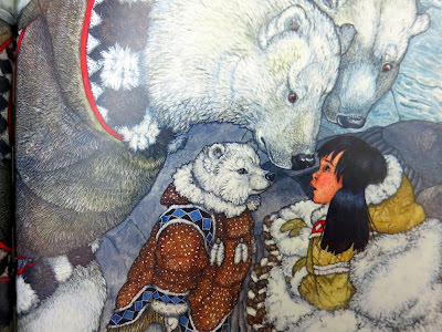 [Book] 充滿冬天氣息的故事書: Three snow bears, The mitten, The hat, Annie and the wild animals
