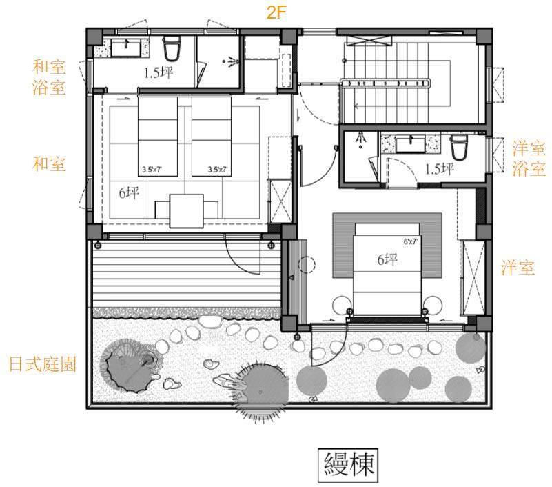 青禾別苑 縵棟平面圖