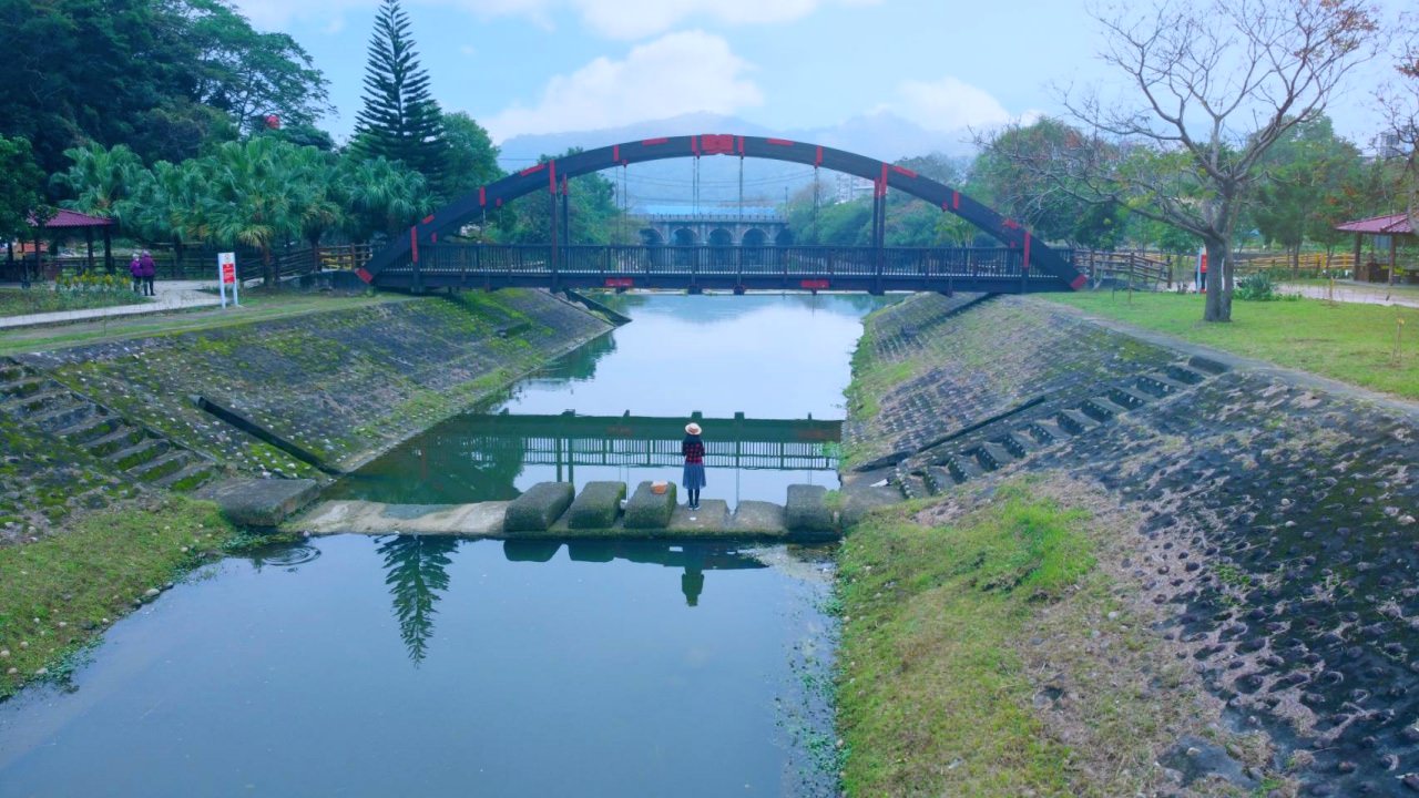 新竹關西 東安古橋 牛欄河親水公園