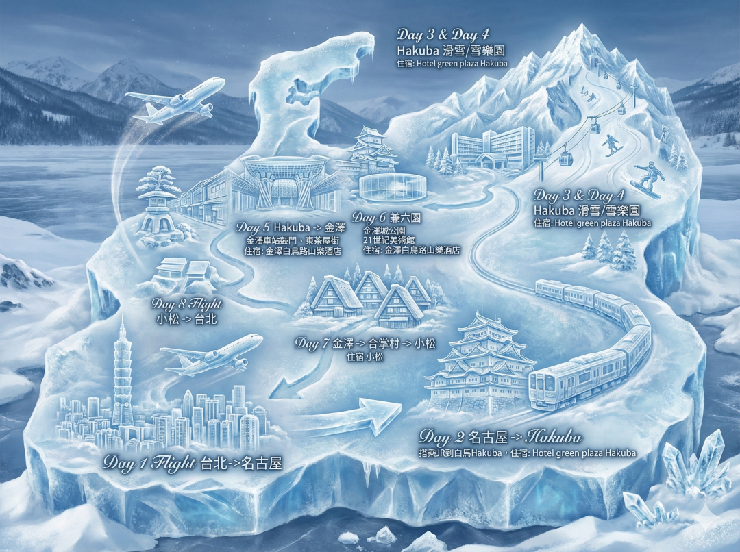 長野白馬 Ski in Ski out 滑雪行程筆記。白馬科爾蒂納滑雪場,可悠閒滑雪,再安排拜訪 雪化妝的金澤兼六園 和 夢幻合掌村雪景 - 第13張圖 長野白馬 Ski in Ski out 滑雪行程筆記。白馬科爾蒂納滑雪場,可悠閒滑雪,再安排拜訪 雪化妝的金澤兼六園 和 夢幻合掌村雪景