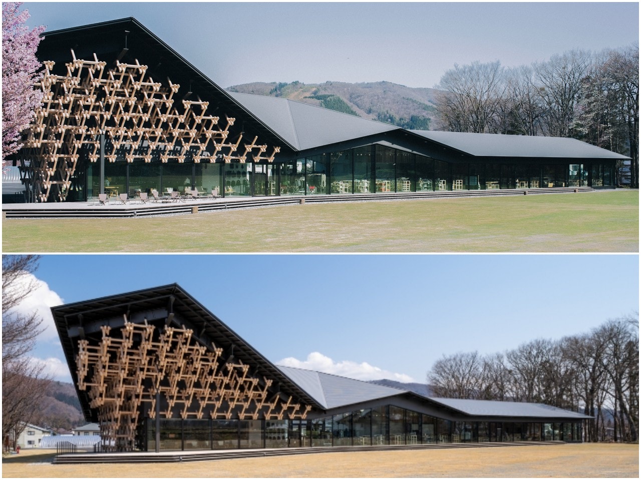 長野白馬 露營用品概念店 Snow Peak Land Station Hakuba。隈研吾操刀建築設計，還可以體驗不用自備任何裝備的懶人露營