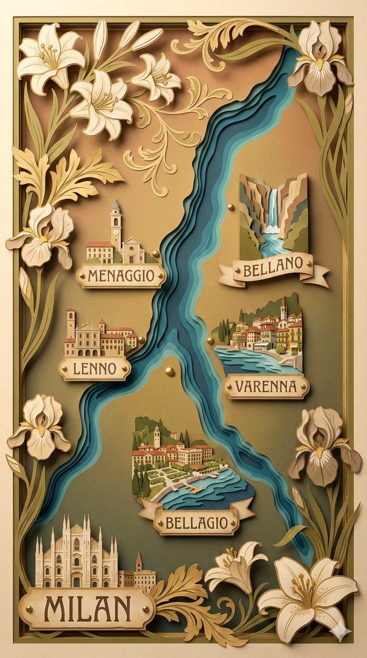 義大利科莫湖 水上交通經驗分享。渡輪線上購票步驟解說、乘船遊覽行程方案