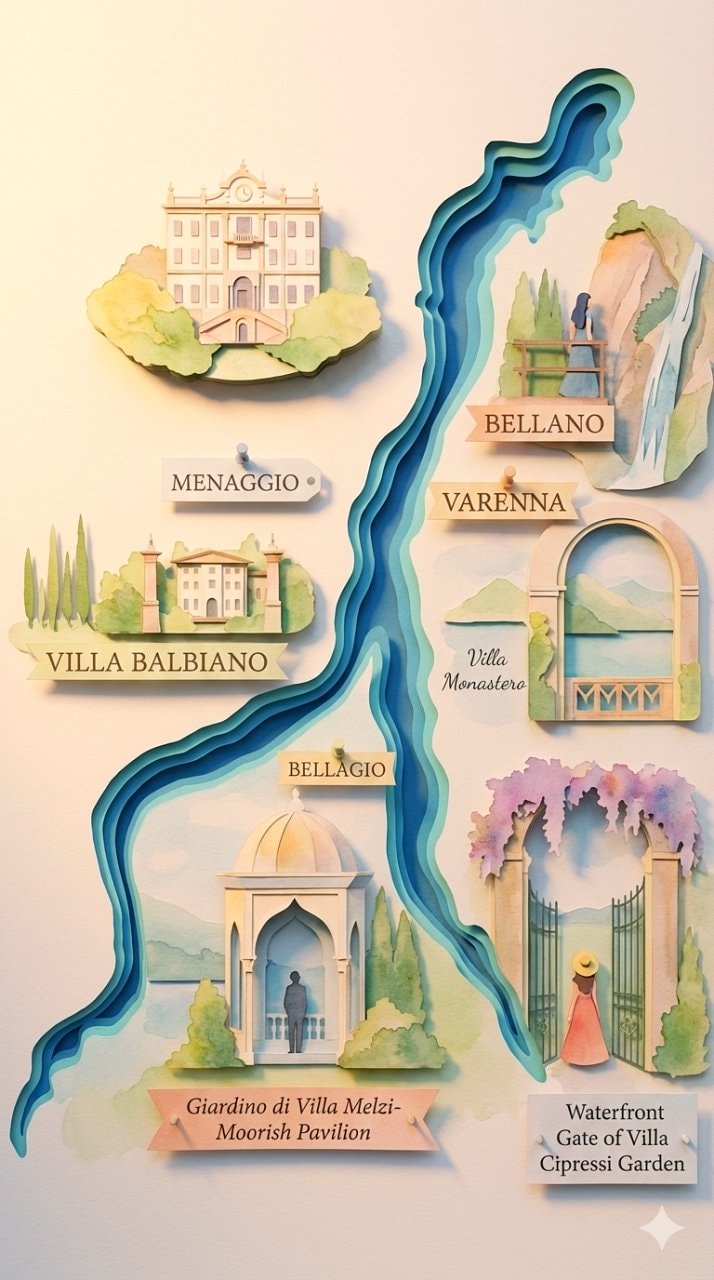 義大利科莫湖 水上交通經驗分享。渡輪線上購票步驟解說、乘船遊覽行程方案