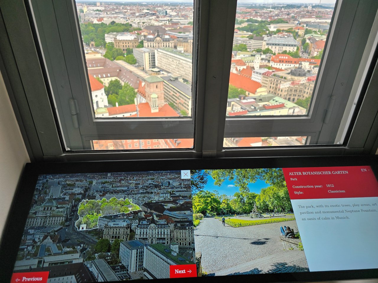 德國慕尼黑聖母升天教堂 Frauenkirche。城市天際線的代表建築，登塔後可俯瞰慕尼黑老城