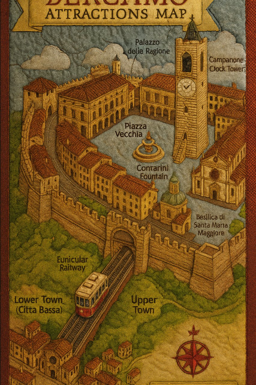 義大利貝爾加莫 Bergamo。米蘭東北方的隱藏寶藏古城,沉醉在文藝復興時期的古典氛圍中 - 第1張圖 義大利貝爾加莫 Bergamo。米蘭東北方的隱藏寶藏古城,沉醉在文藝復興時期的古典氛圍中