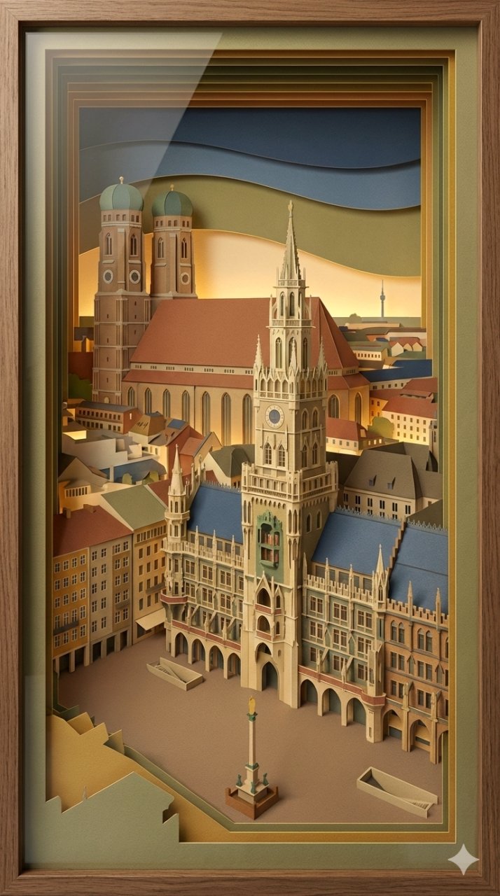 慕尼黑市區三大登塔景點選擇。聖彼得教堂、聖母升天教堂、新市政廳。優缺點與特色分析比較。