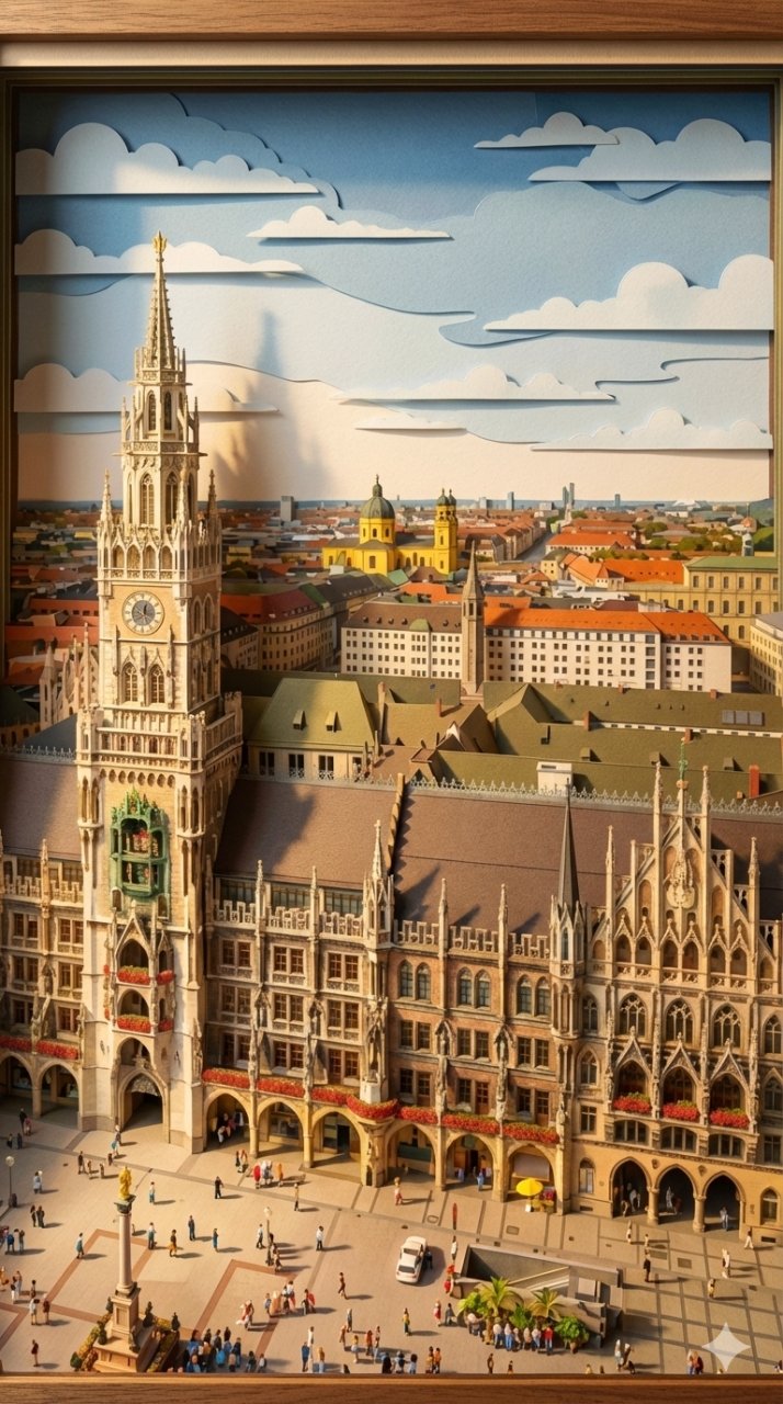 慕尼黑市區三大登塔景點選擇。聖彼得教堂、聖母升天教堂、新市政廳。優缺點與特色分析比較。