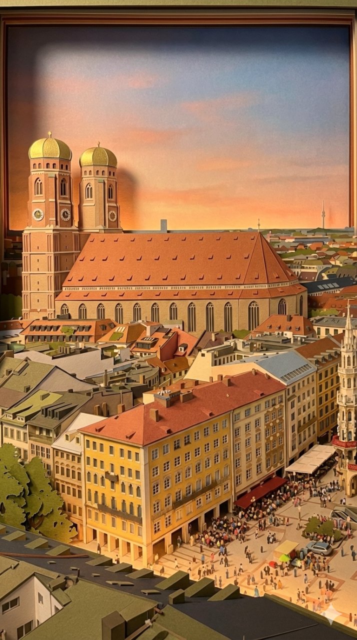 慕尼黑市區三大登塔景點選擇。聖彼得教堂、聖母升天教堂、新市政廳。優缺點與特色分析比較。