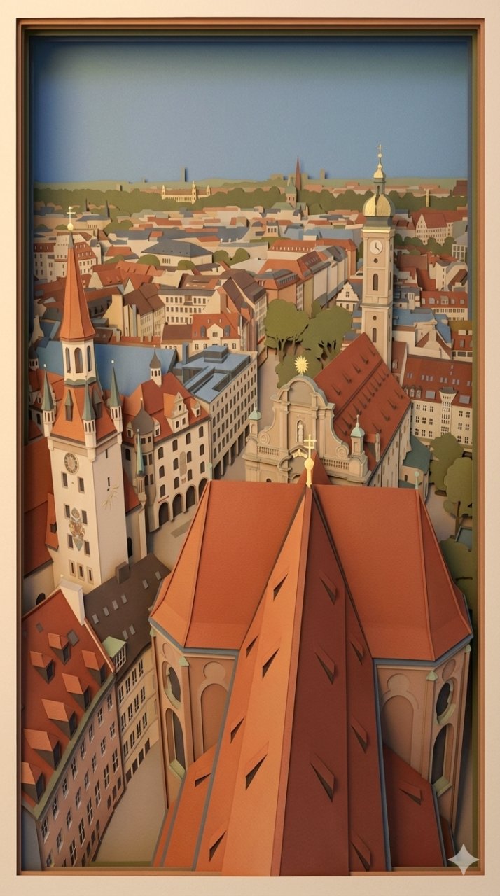 慕尼黑市區三大登塔景點選擇。聖彼得教堂、聖母升天教堂、新市政廳。優缺點與特色分析比較。